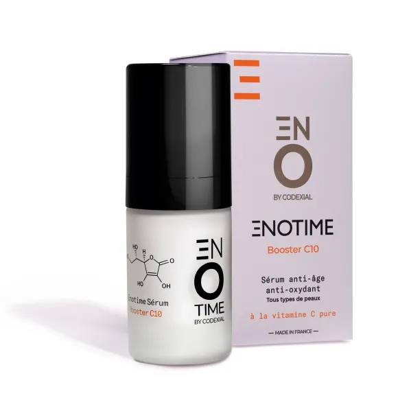 Enotime Booster C10 sérum anti-oxydant ENO laboratoire Codexial - flacon-pompe de 15ml