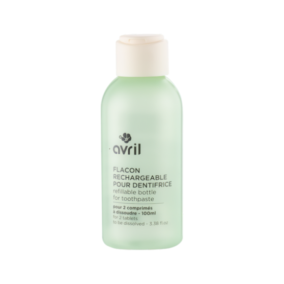 Flacon rechargeable pour dentifrice Avril - flacon de 100ml