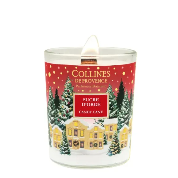 Bougie parfumée Sucre D'orge Collines de Provence - bougie de 75g