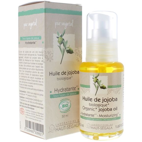 Huile de Jojoba Bio Hydratante Laboratoire Haut-Ségala - flacon de 50 ml