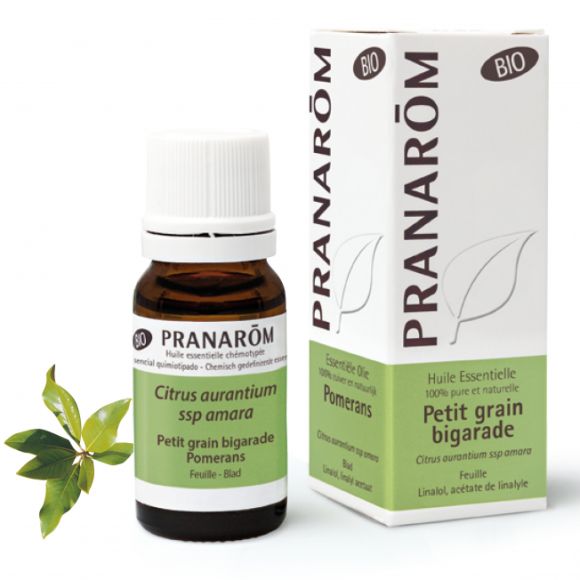 Huile essentielle de Petit grain bigarade bio Pranarôm - flacon de 10 ml