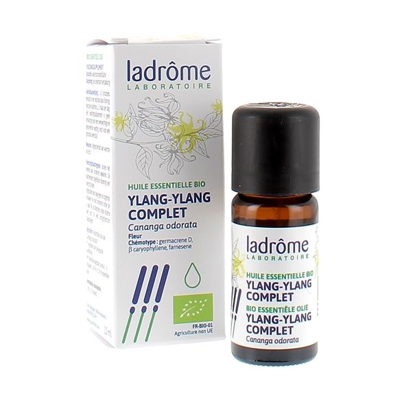 Huile essentielle ylang ylang complet Bio Ladrôme - Flacon de 10 ml