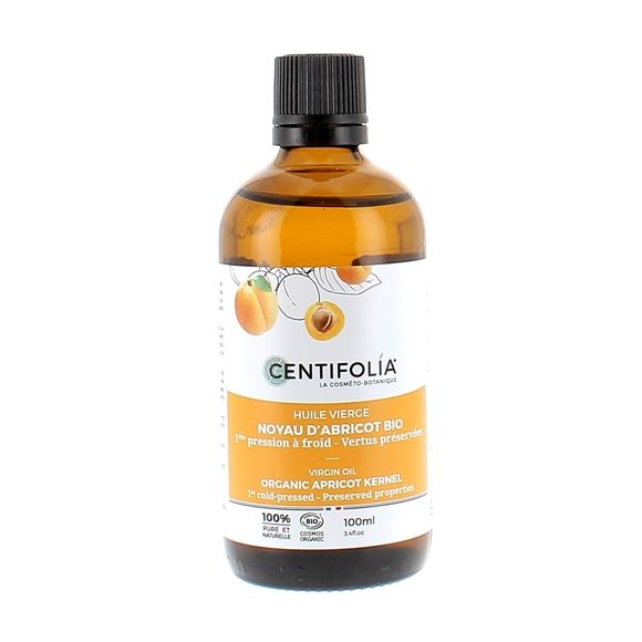 Huile vierge de noyau d'abricot bio Centifolia - flacon de 100 ml