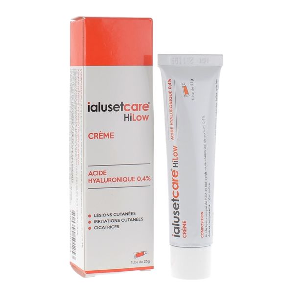 Ialusetcare HiLow Crème à l'acide hyaluronique Laboratoires Genevrier - tube de 25g