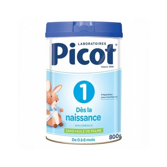 Lait poudre 1er âge standard Picot - boite de 800g