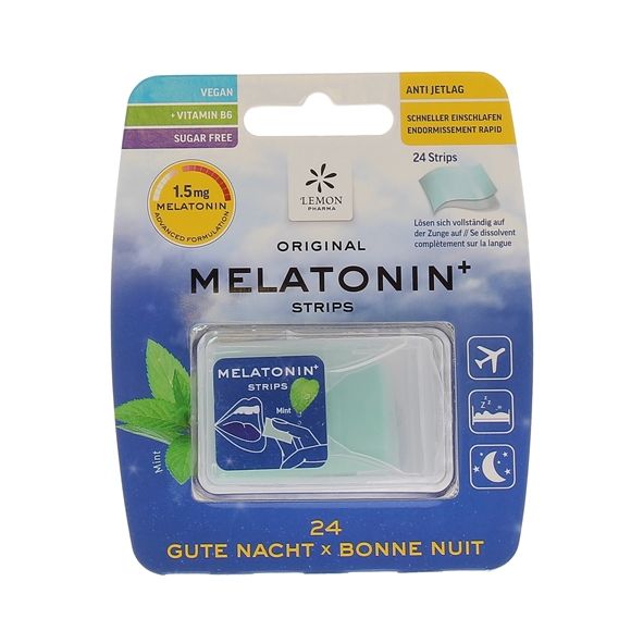 Melatonin + Lemon Pharma - boîte de 24 strips