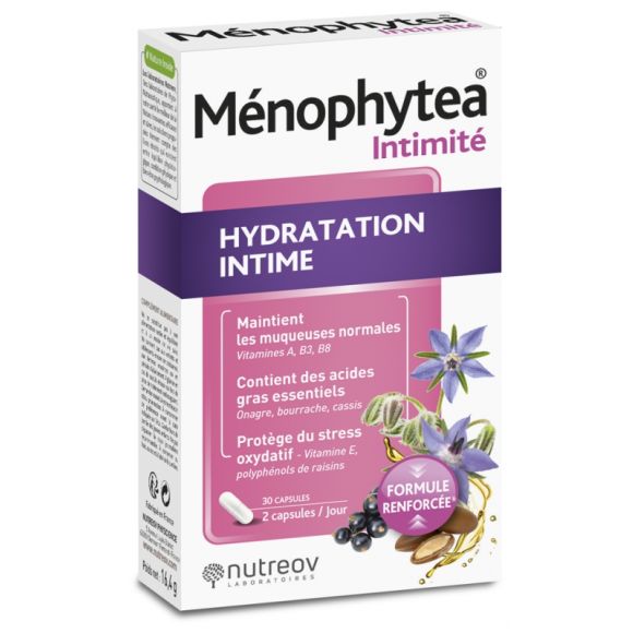Ménophytea hydratation intime Nutreov - boîte de 30 capsules