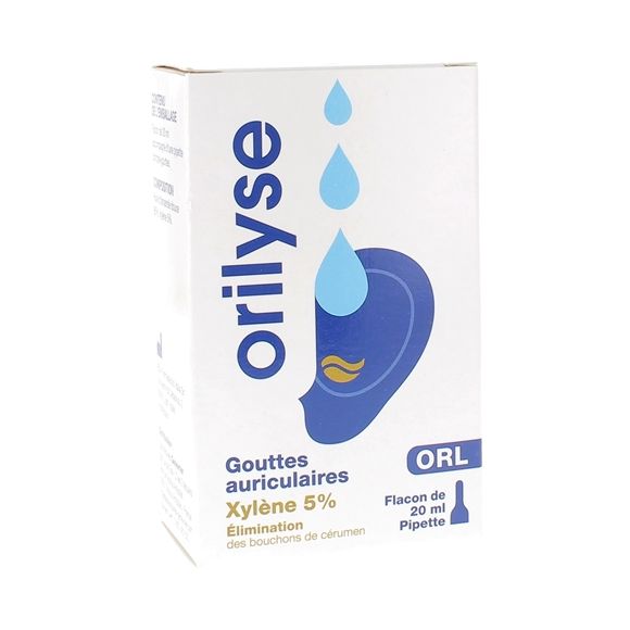 Orilyse Gouttes auriculaires Ibsa - flacon compte-gouttes de 20ml