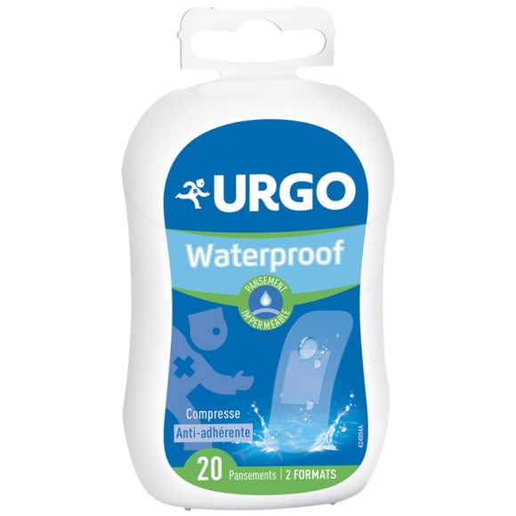 Pansements Waterproof Urgo - boîte de 20 pansements 2 formats