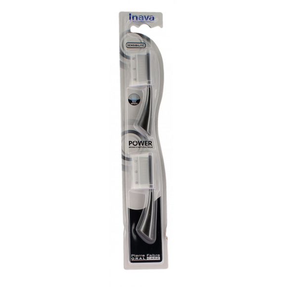 Power brossettes recharge sensibilité Inava - 2 brossettes