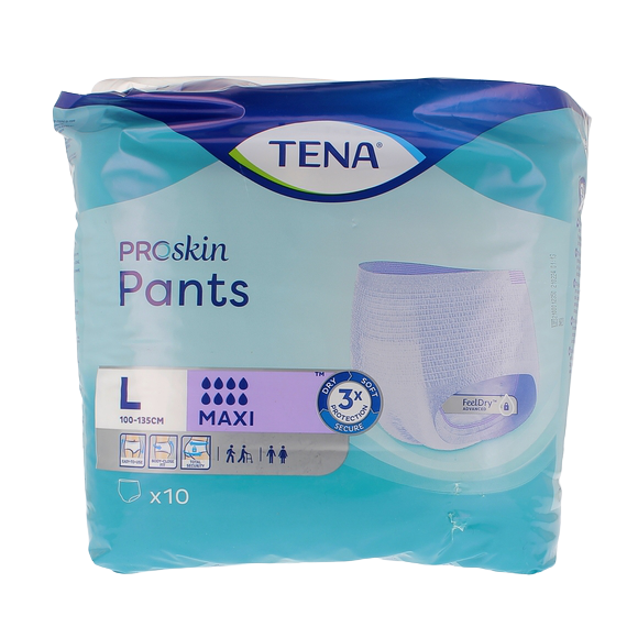 Proskin Pants Maxi taille L Tena - sachet de 10 protections