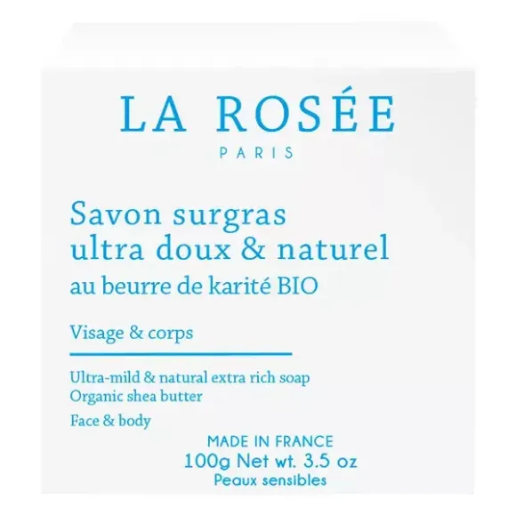Savon surgras ultra doux & naturel La Rosée - pain de 100 g