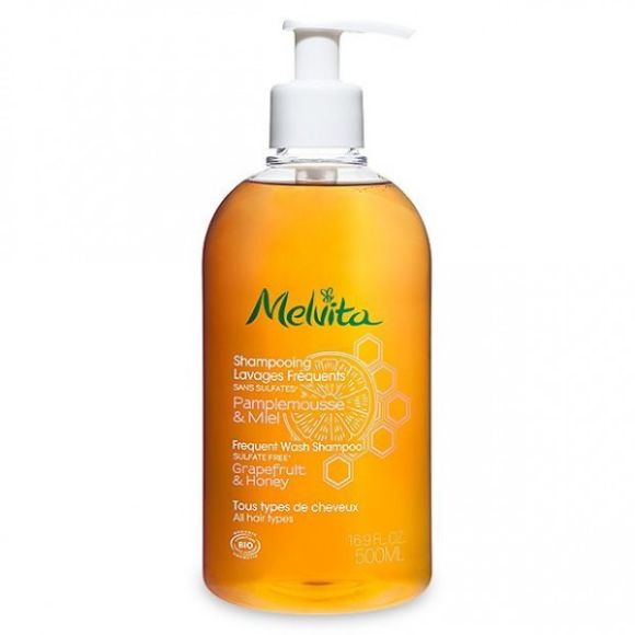 Shampooing lavages fréquents BIO Melvita - flacon pompe 500 ml