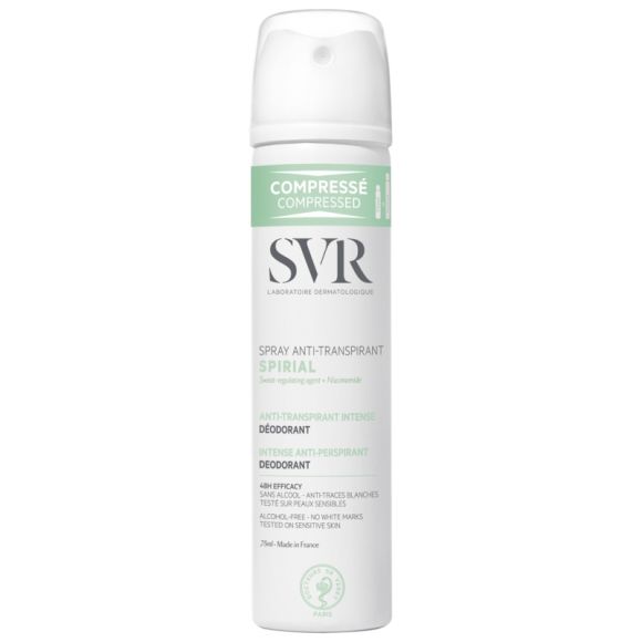 Spirial spray anti-transpirant intense 48h SVR - spray de 75 ml