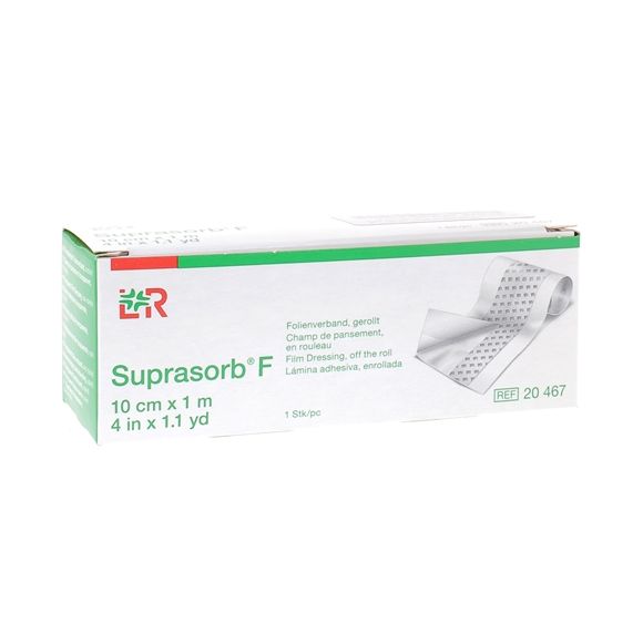 Suprasorb F Champ de pansement en rouleau non stérile transparent 10cm x 1m Lohmann & Rauscher - boîte de une pièce
