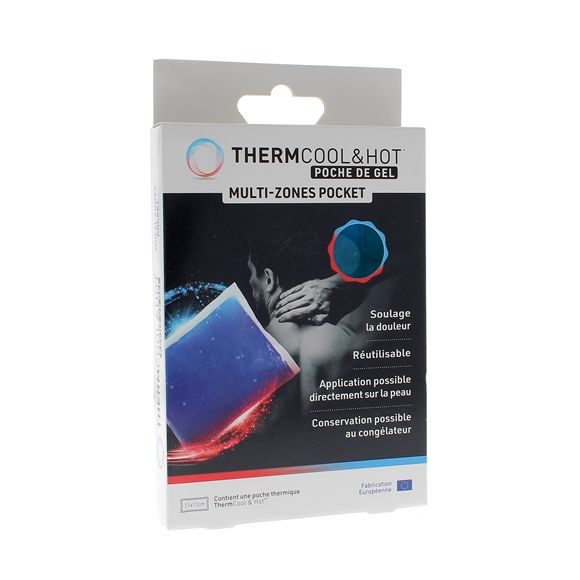 Thermcool&hot Poche de gel multi-zones pocket - boîte d'une poche de 11x11cm