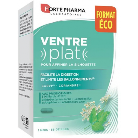 Ventre Plat Forté Pharma - boîte de 56 gélules