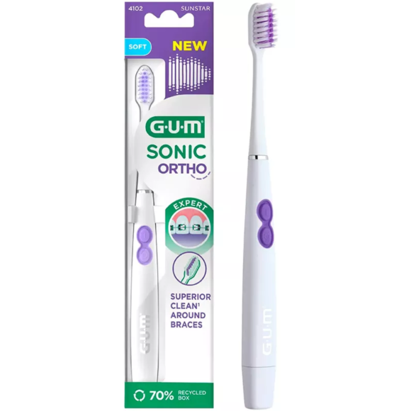 Sonic Ortho brosse à dents soft Gum - une brosse à dents 