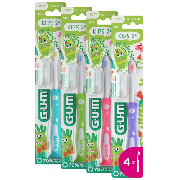 Sunstar soft brosse à dents Kids 2+ GUM - une brosse à dents