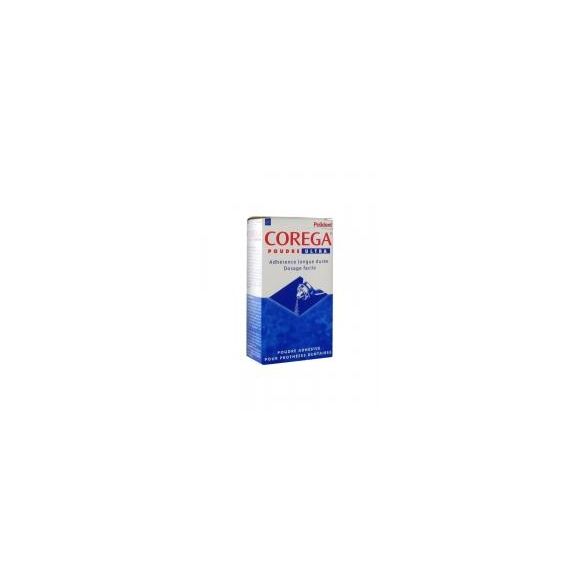 Corega Poudre Ultra fixation pour prothèses dentaires Polident - flacon de 40 g