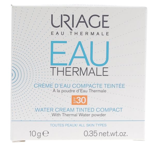 Crème d'eau compacte teintée SPF 30 Uriage - Poudrier de 10 g
