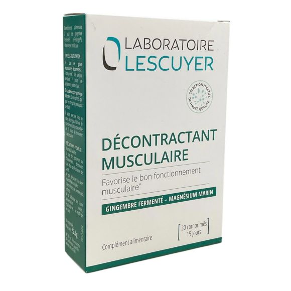 Décontractant musculaire Lescuyer - boite de 30 comprimés 