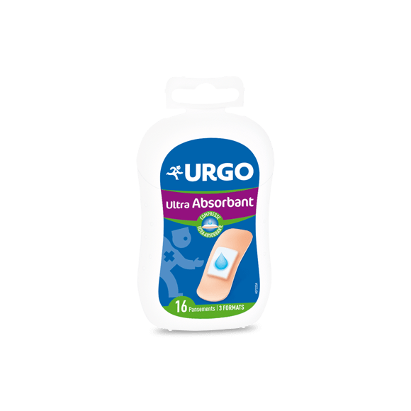 Pansement ultra absorbant Urgo - boîte de 16 pansements