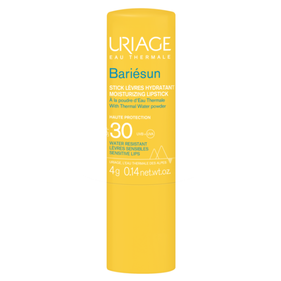 Bariésun Stick à lèvres solaire SPF 30 haute protection Uriage - stick de 4 g