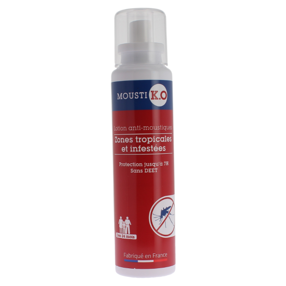 Mousti K.O lotion anti-moustiques Marque verte - flacon de 200ml