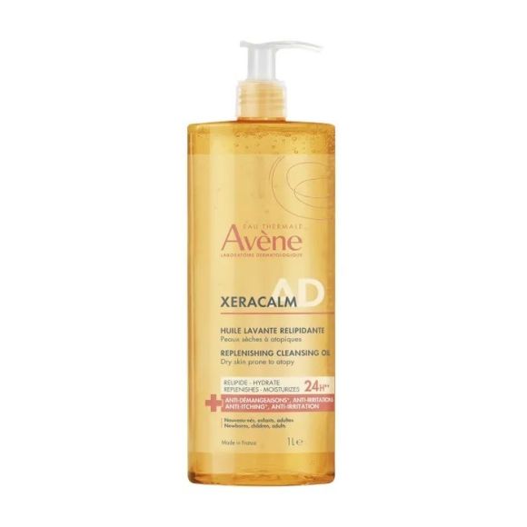 XeraCalm A.D Huile lavante relipidante Avène - flacon-pompe de 1L