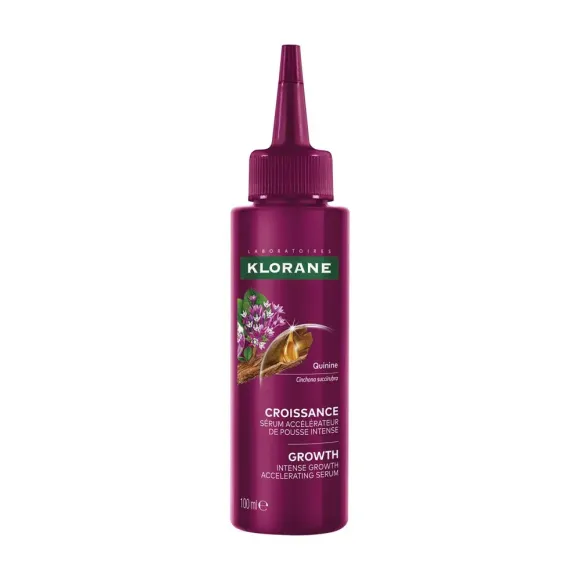 Quinine croissance sérum accélérateur de pousse Klorane - flacon de 100ml