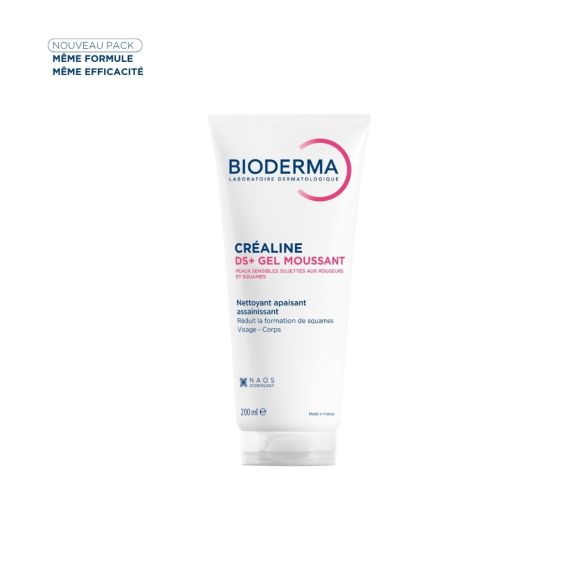 Crealiné DS+ gel nettoyant apaisant assainissant Bioderma - tube de 200ml