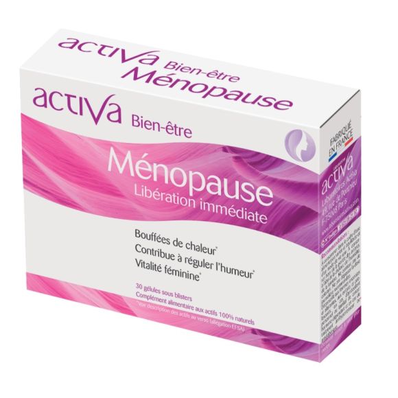 Bien-être ménopause Activa - boîte de 30 gélules