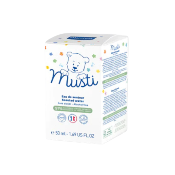 Musti eau de senteur parfumée Mustela