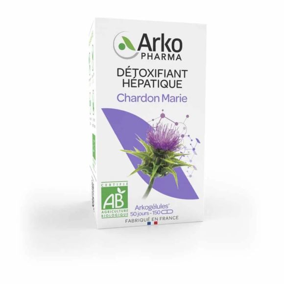 Détoxifiant hépatique chardon marie Arkopharma