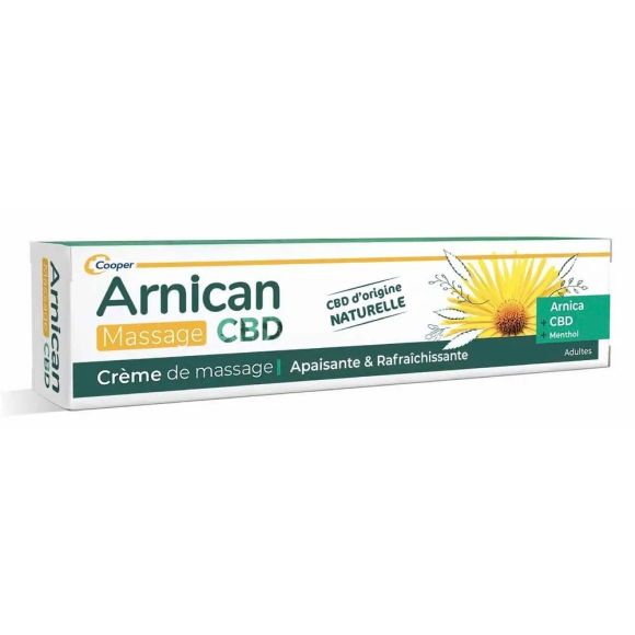 Arnican Massage CBD Crème de massage Cooper - tube de 60ml