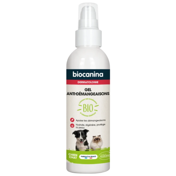 Gel anti-démangeaisons BIO Biocanina - spray de 125ml 