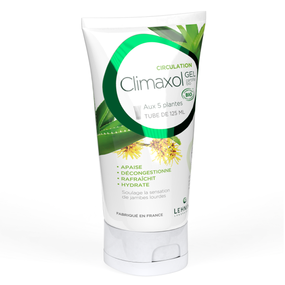 Climaxol gel jambes légères bio Lehning - tube de 125 ml