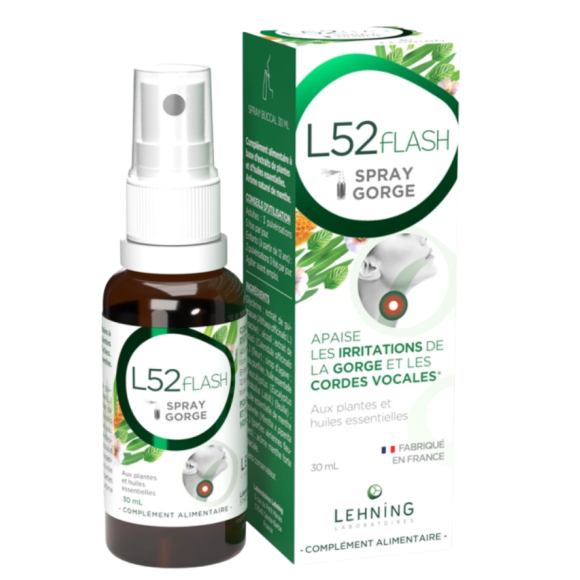 L52 Flash spray gorge Lehning - spray de 30ml