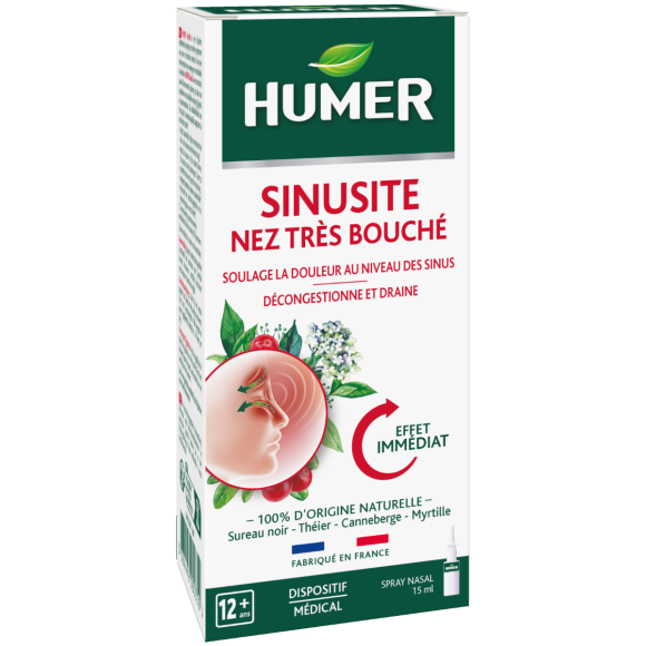 Sinusite Nez très bouché Humer - flacon de 15 ml