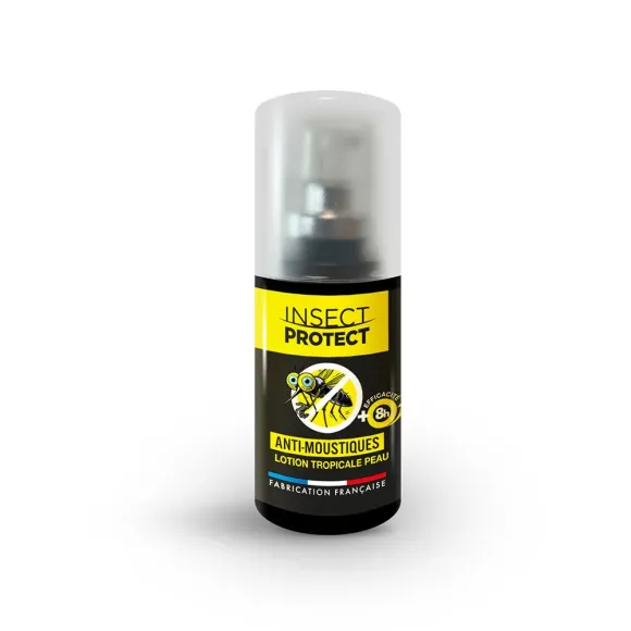 Anti-moustiques lotion tropicale peau Insect Protect - spray de 30ml