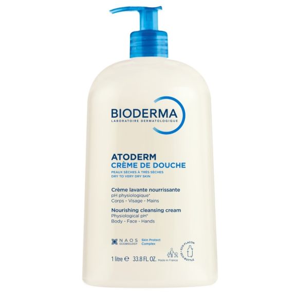 Atoderm crème lavante nettoyante nutri-protectrice Bioderma - flacon de 1 litre