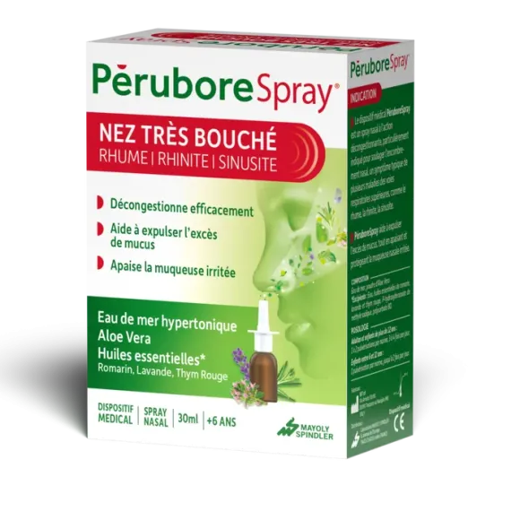 Pérubore spray nez très bouché - flacon de 30ml