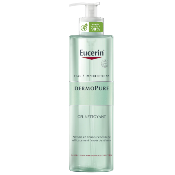 Dermopure Gel nettoyant Eucerin - flacon de 400 ml