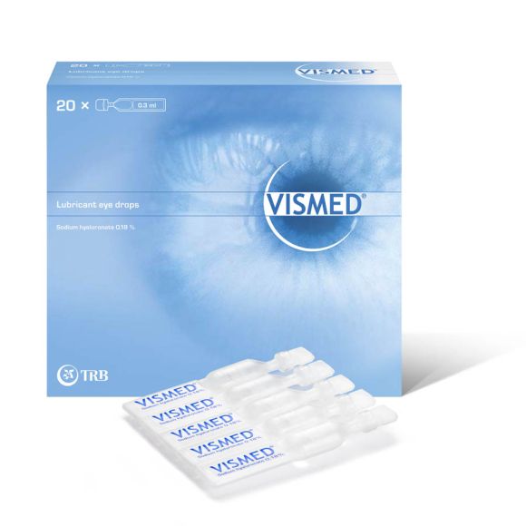 Vismed collyre lubrifiant oculaire stérile - boite de 20 unidoses