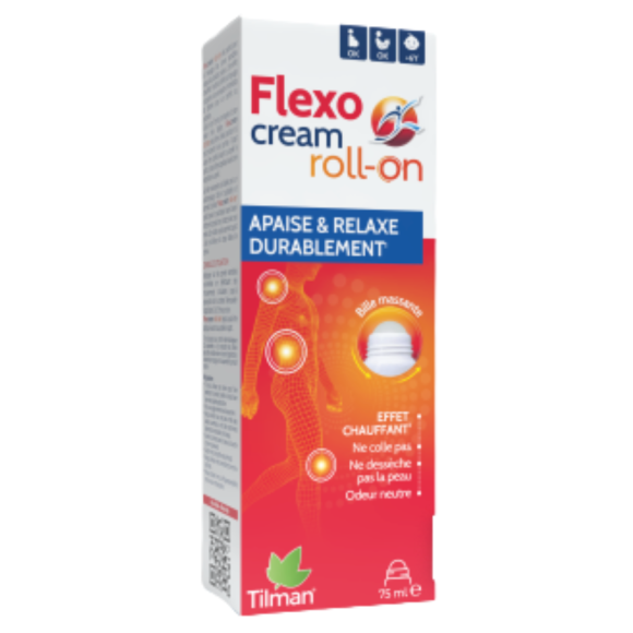 Flexocream apaise et relaxe durablement Tilman - roll-on de 75ml