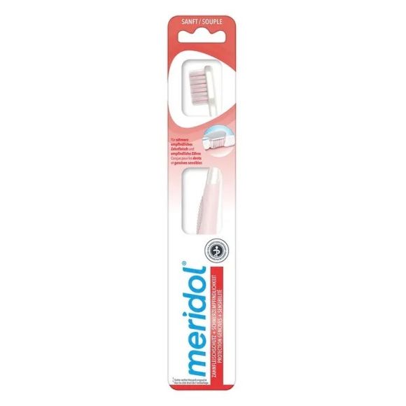 Brosse à dents souple Meridol - une brosse à dents