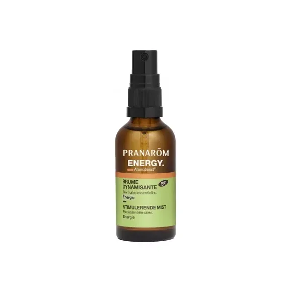 Aromaboost Energy énergie Brume dynamisante bio Pranarôm - spray de 50 ml