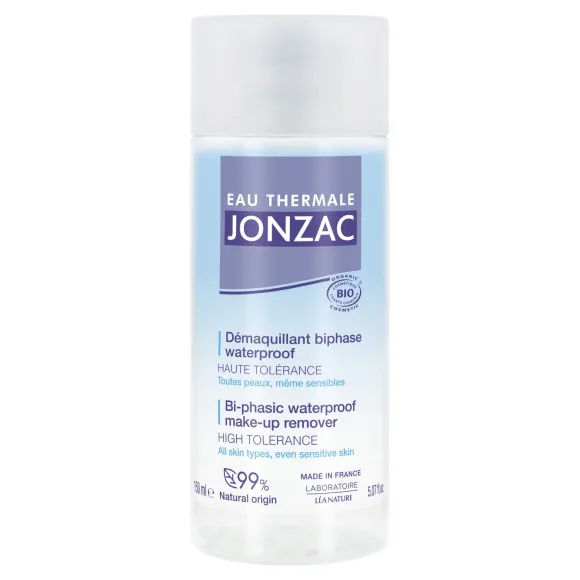 Démaquillant biphase waterproof Eau thermale Jonzac - flacon de 150ml