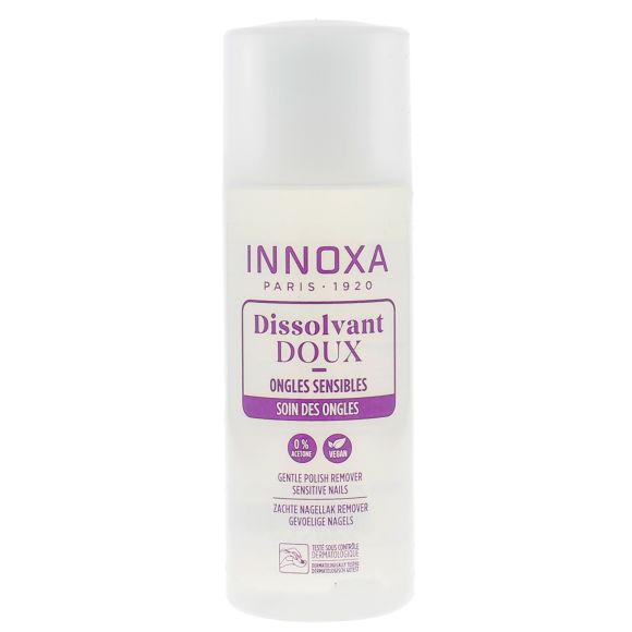 Dissolvant doux ongles sensibles Innoxa - flacon de 100 ml